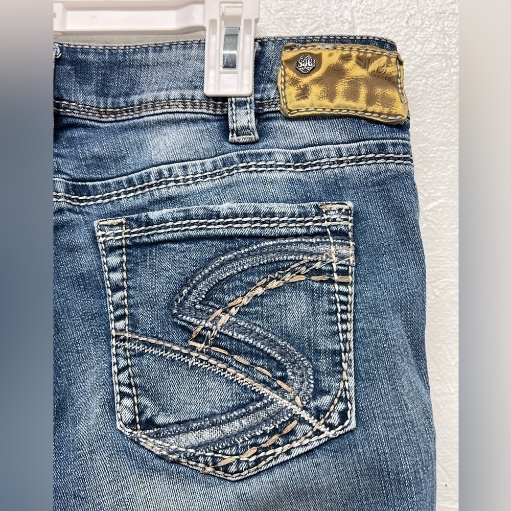 Women’s - Silver Mid-Rise Bootcut Jeans - 32X30 - Picture 6 of 12
